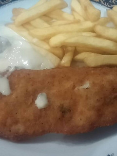 Una foto de 432. Pechuga con salsa de champiñones