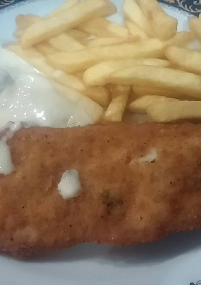 Una foto de 432. Pechuga con salsa de champiñones