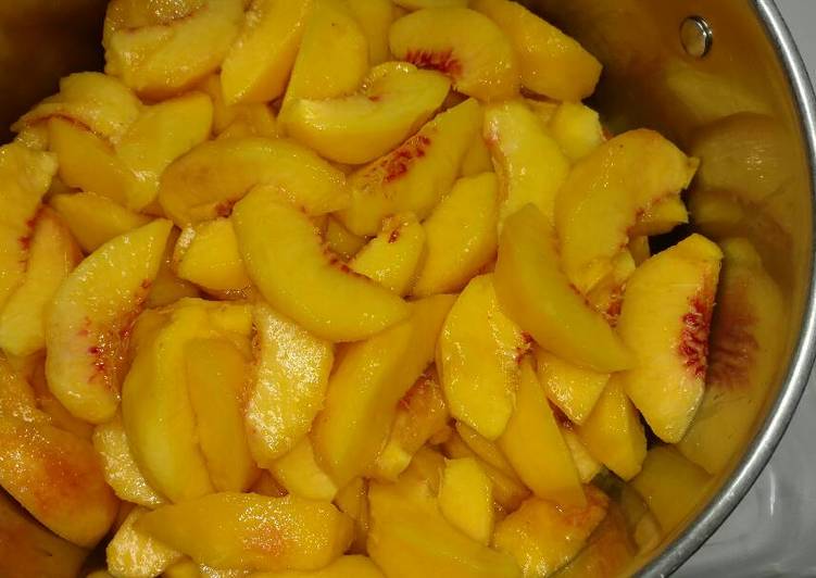 Steps to Prepare Homemade Southern Peach Cobbler from scratch