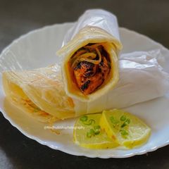 A picture of Chicken Kathi Roll.