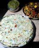 Cabbage akki roti