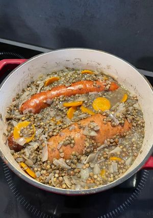 Une photo de Saucisse lentille