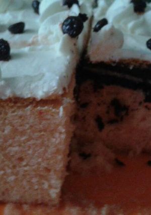 Foto resep Cake Nutrijel Strawberry Oreo