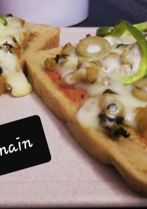 A picture of Bread Pizza #ramadankitayari #FastFood.