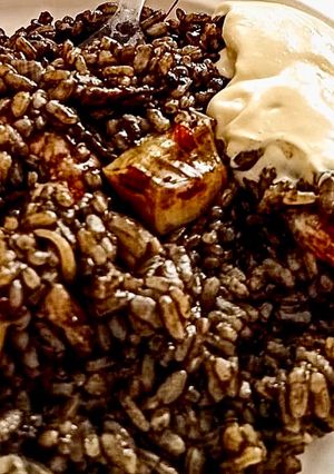 Una foto de Arroz negro
