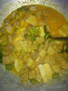 Foto resep 43.Gulai tahu+tempe+pete