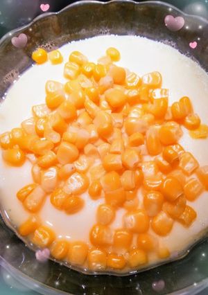 A picture of Steamed Corn Egg (Low-Carb Keto Meal) (Home Cooking) (Simple Recipe) (Electric Steamer/Steamed Dish).