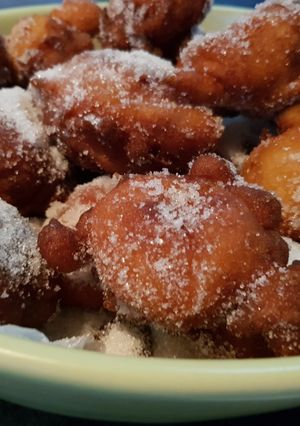 Una foto de Buñuelos de banana bien fáciles