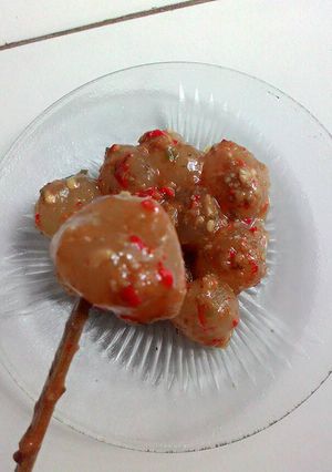 Foto resep Cilok empuk sambal kacang