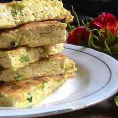 A picture of Telur tahu dadar hakasima.