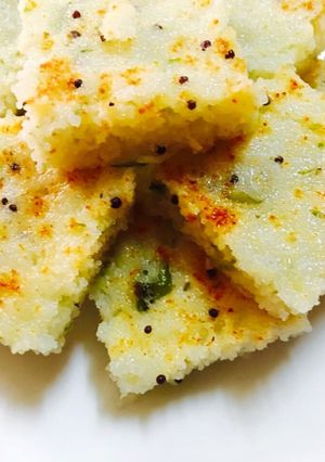 A picture of Cucumber dhokla.