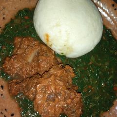 A picture of Miyar Lalo with Tuwon Semo.