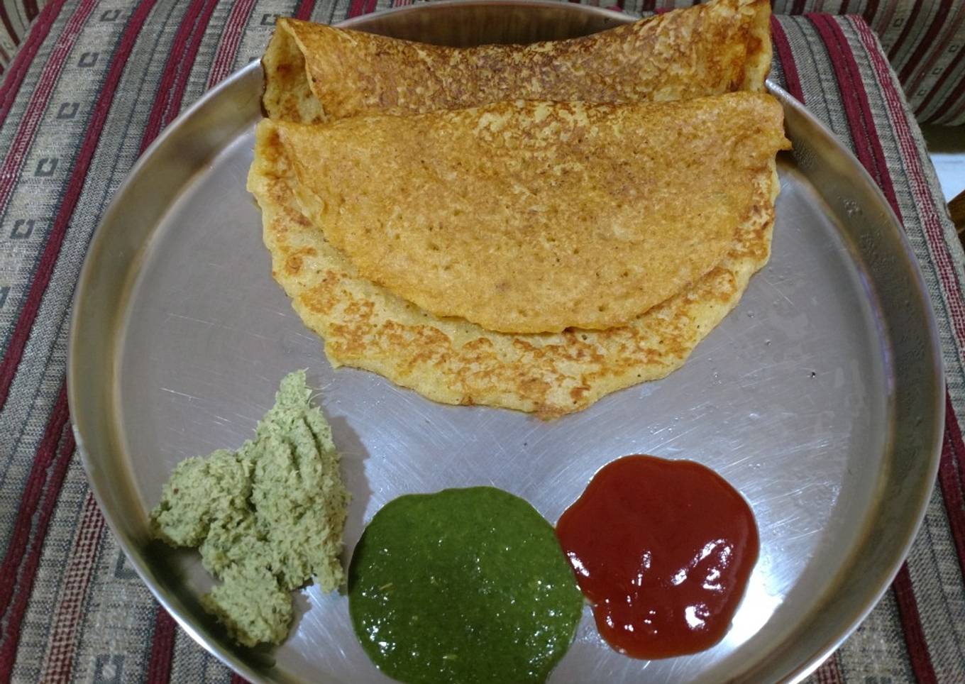 Moong dal chila