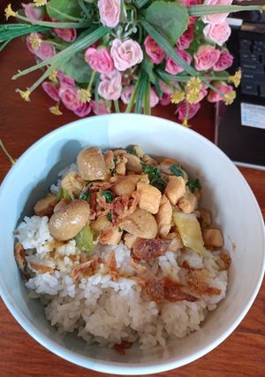 Foto resep Tumis ayam jamur