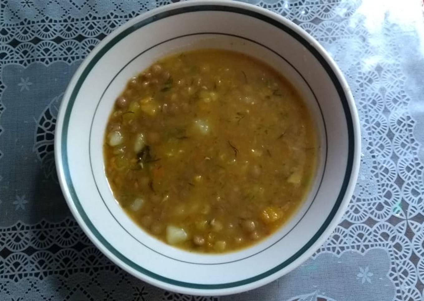 Lentejas con verduras