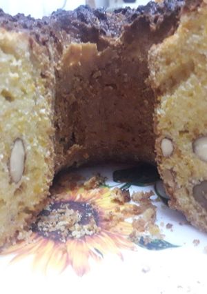 Una foto de Budín de zanahoria y frutos secos