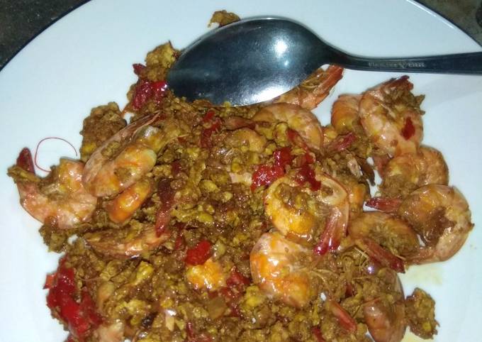 Resep Orak-arik Telur Udang Kecap Oleh Saluna Mahira - Cookpad