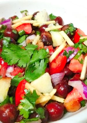 A picture of Healthy Chana Chaat.