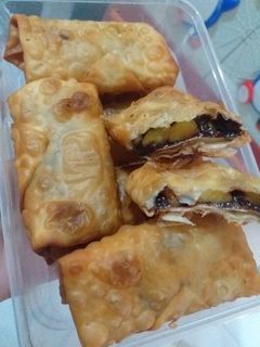 Foto resep Lumpia pisang coklat lumer