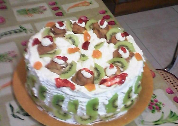 Tarta de buñuelos