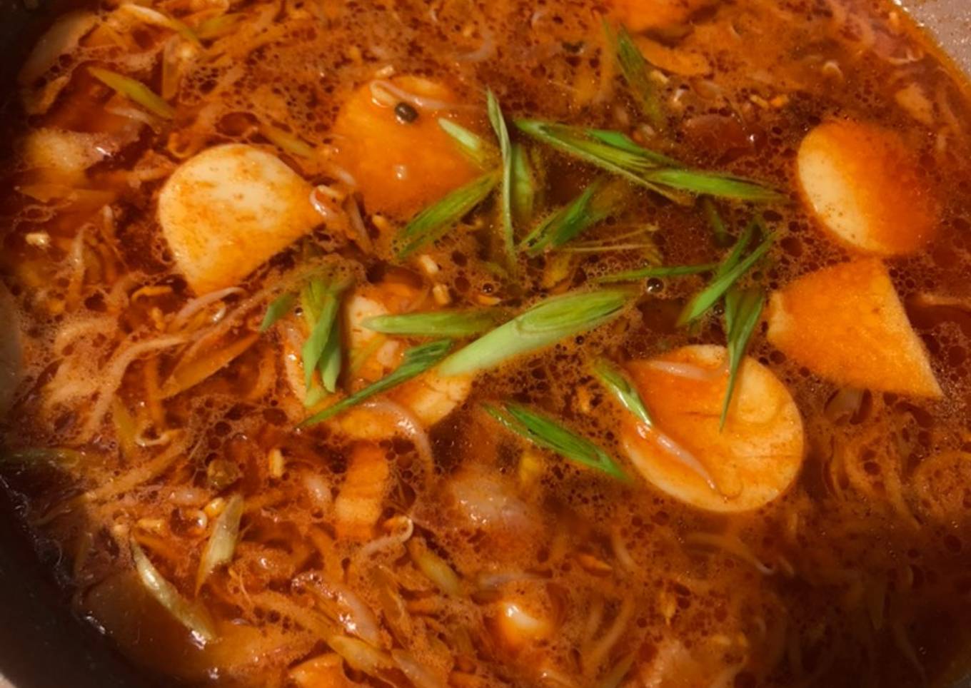 Tofu Jjigae (soup tofu sauce gochujang)