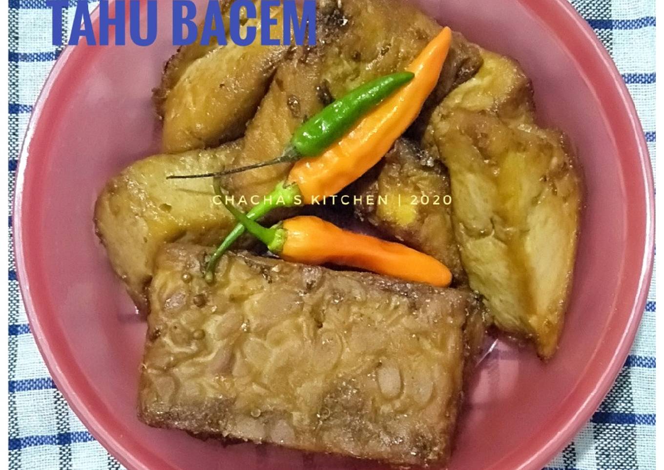 Tempe dan Tahu Bacem