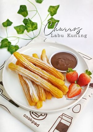 Foto resep Churros Labu Kuning 🎃