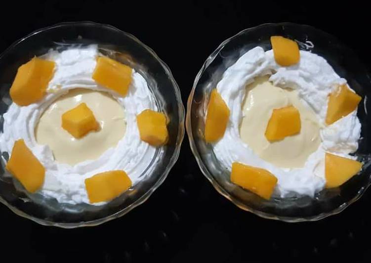 Steps to Make Super Quick Homemade Mango mousse