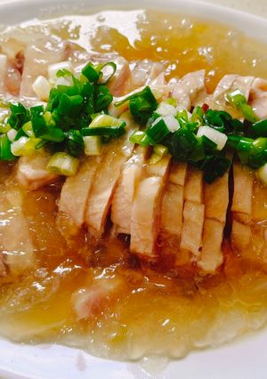 冰鎮蔥油雞 的食譜成品照片