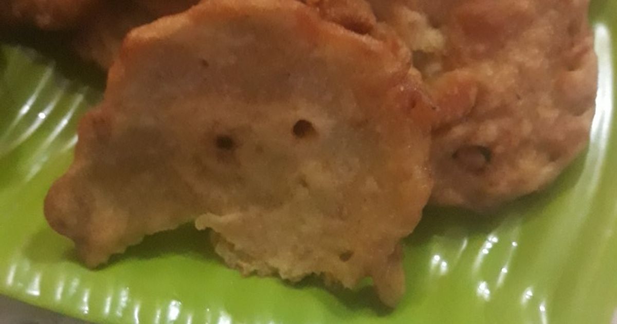Bakwan ebi krispy kuah pecel (menu buka puasa)