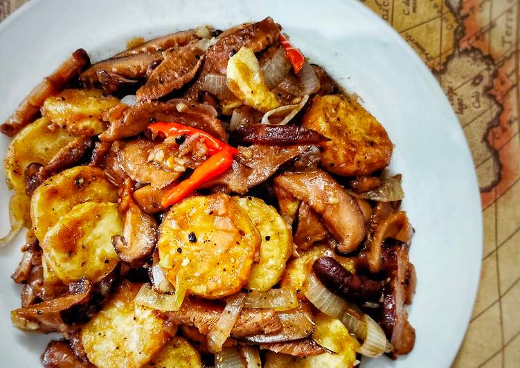 Tofu Shitake Lada Hitam ~ Super recommended! 🤩