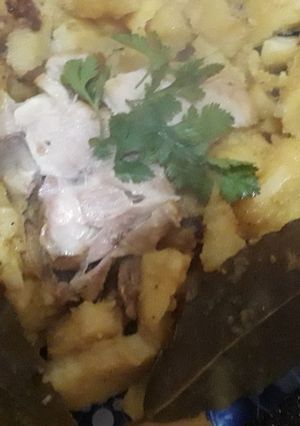 صورة لوصفة بطاطا بالرند والدجاج