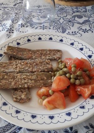 Una foto de Milanesa (sabrosa) de tallo de acelga