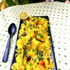 A picture of Maharashtrian Poha.