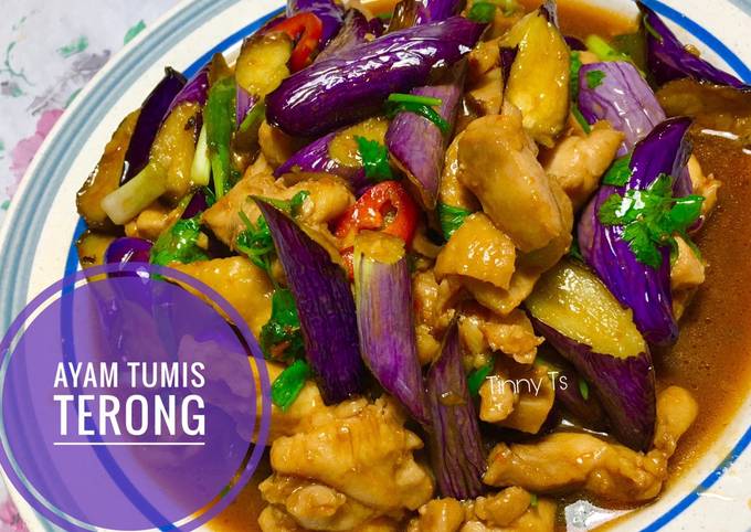 Bagaimana Membuat Terong masak ayam Anti Gagal