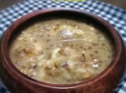 Gambar bubur kacang hijau durian