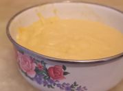 Una foto de crema pastelera sin maicena