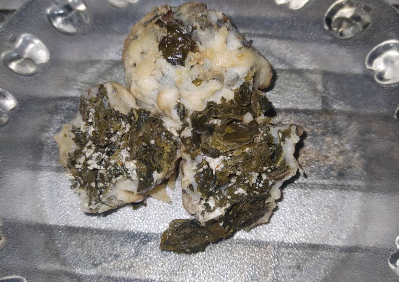 Bakwan tahu daun singkong