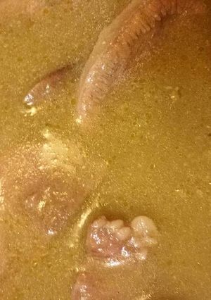 Una foto de Lengua en salsa verde