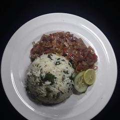 A picture of Spinach Rice.