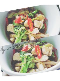 Foto resep Tumis Ayam Brokoli
