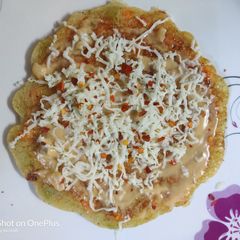 A picture of Rice flour Pizza.