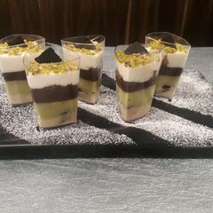 A picture of Lookka chhuppi mousse cups.