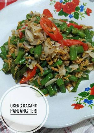 Foto resep Oseng Kacang Panjang Teri