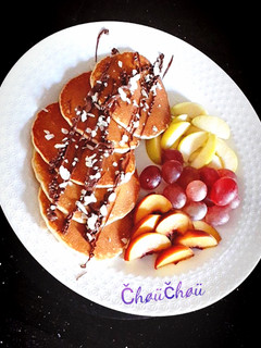 صورة لوصفة بان كيك 🥞💜
