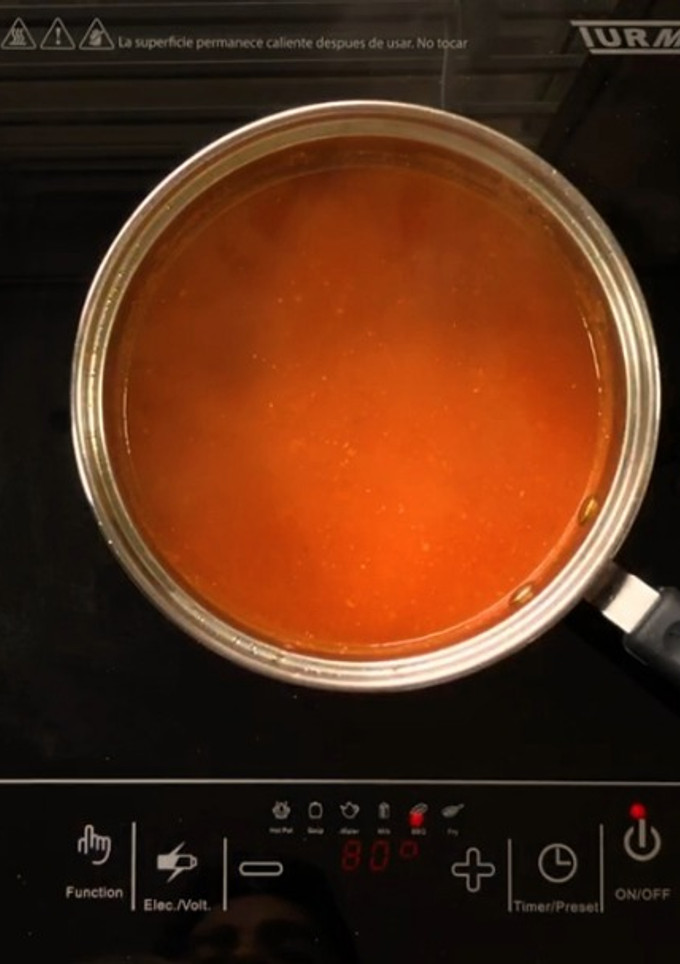 Una foto de Salsa Roja para Entomatadas y Chilaquiles sin chile