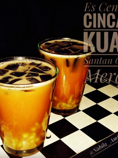 Foto resep Es cendol Cincau Kuah Santan gula merah #pekaninspirasi