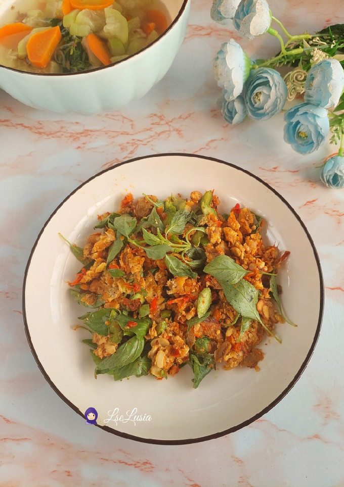 Foto resep Sambal Kencur Tempe Kemangi