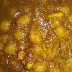 A picture of Masala matar.