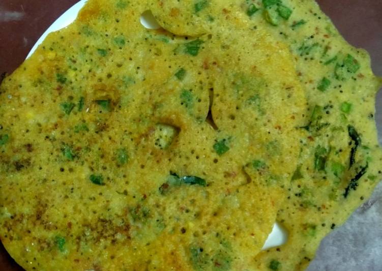 Get Breakfast of Spring Onion Adai